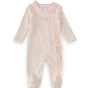 NWT! Edgehill Collection Pink Footed Romper
